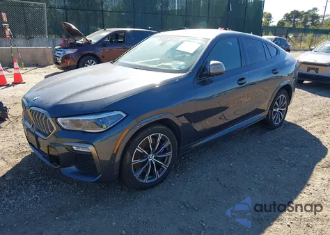 2021 BMW X6 M50I from USA, damaged, VIN 5UXCY8C0XM9E47034